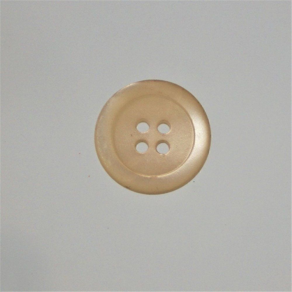 Brunello Cucinelli Replacement Button 4 Hole Beige Luster Button - Picture 8 of 9